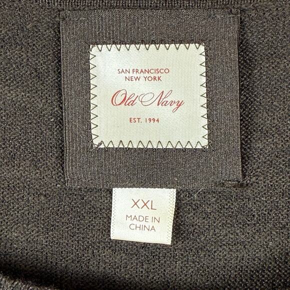 Y2K Old Navy Babydoll Tank Top XXL Brown Linen Blend Knit Coastal Boho Festival - Picture 3 of 7